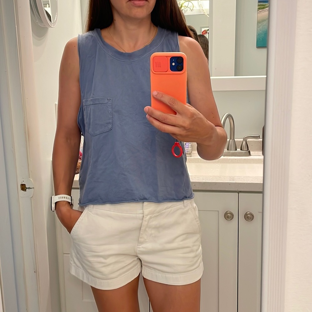 Free People Cropped Top Tshirt